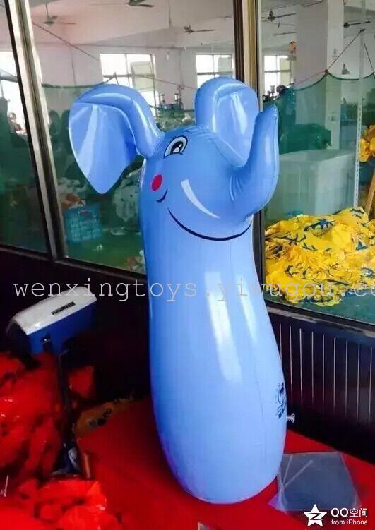 Inflatable toys large animal 90cm tumbler boxing toy for children Inflatable toys large animal 90cm tumbler boxing toy for children
