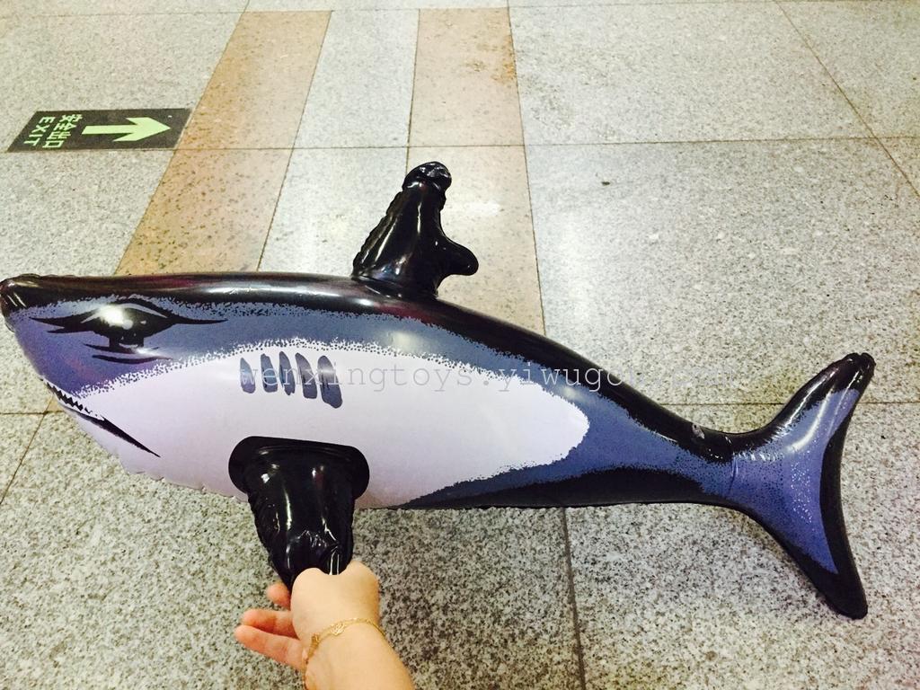Inflatable toys inflatable toys for children with black whale sharks