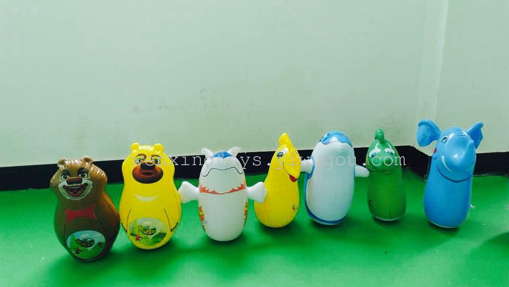 A children&#039;s toy animal cartoon toys inflatable toys manufacturers selling sandbags