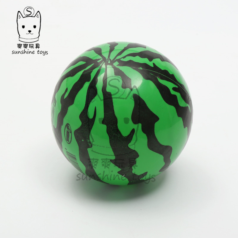 Factory Direct Sales 9-Inch Thickened PVC Watermelon Ball Kindergarten Children Inflatable Play Tool 22cm Handle Pat Ball Hot Sale Factory Direct Sales 9-Inch Thickened PVC Watermelon Ball Kindergarten Children Inflatable Play Tool 22cm Handle Pat Ball Hot Sale