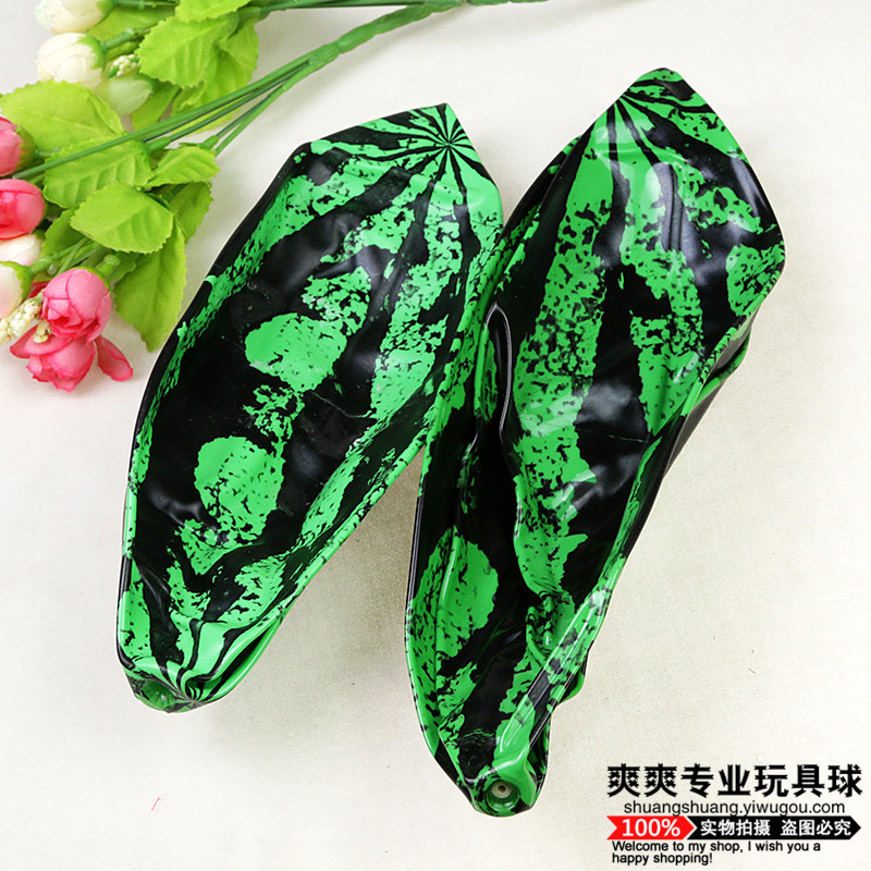 Factory Direct Sales 9-Inch Thickened PVC Watermelon Ball Kindergarten Children Inflatable Play Tool 22cm Handle Pat Ball Hot Sale Factory Direct Sales 9-Inch Thickened PVC Watermelon Ball Kindergarten Children Inflatable Play Tool 22cm Handle Pat Ball Hot Sale