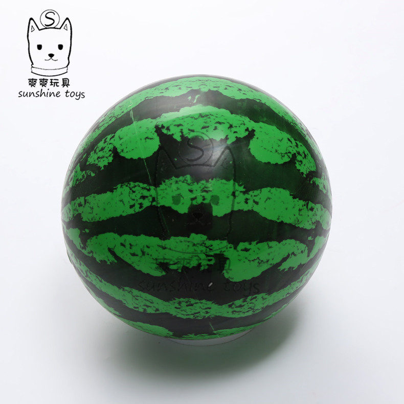 Factory Direct Sales 9-Inch Thickened PVC Watermelon Ball Kindergarten Children Inflatable Play Tool 22cm Handle Pat Ball Hot Sale Factory Direct Sales 9-Inch Thickened PVC Watermelon Ball Kindergarten Children Inflatable Play Tool 22cm Handle Pat Ball Hot Sale