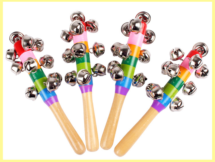 Orff Wooden Cartoon Rattle Wooden Sand Hammer Training Auditory Rattle Baby Exercise Hand Holding Musical Instrument Toy Orff Wooden Cartoon Rattle Wooden Sand Hammer Training Auditory Rattle Baby Exercise Hand Holding Musical Instrument Toy