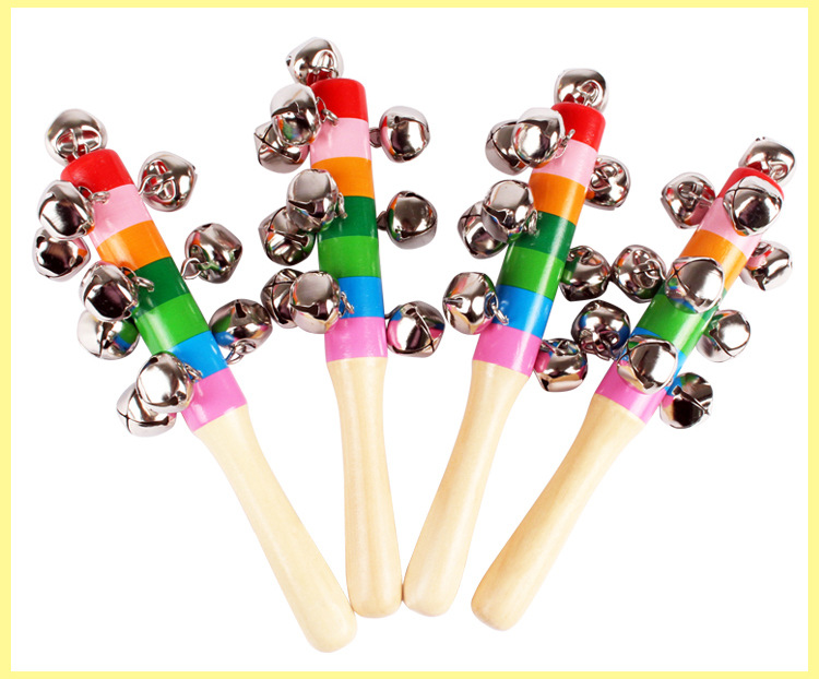 Orff Wooden Cartoon Rattle Wooden Sand Hammer Training Auditory Rattle Baby Exercise Hand Holding Musical Instrument Toy Orff Wooden Cartoon Rattle Wooden Sand Hammer Training Auditory Rattle Baby Exercise Hand Holding Musical Instrument Toy