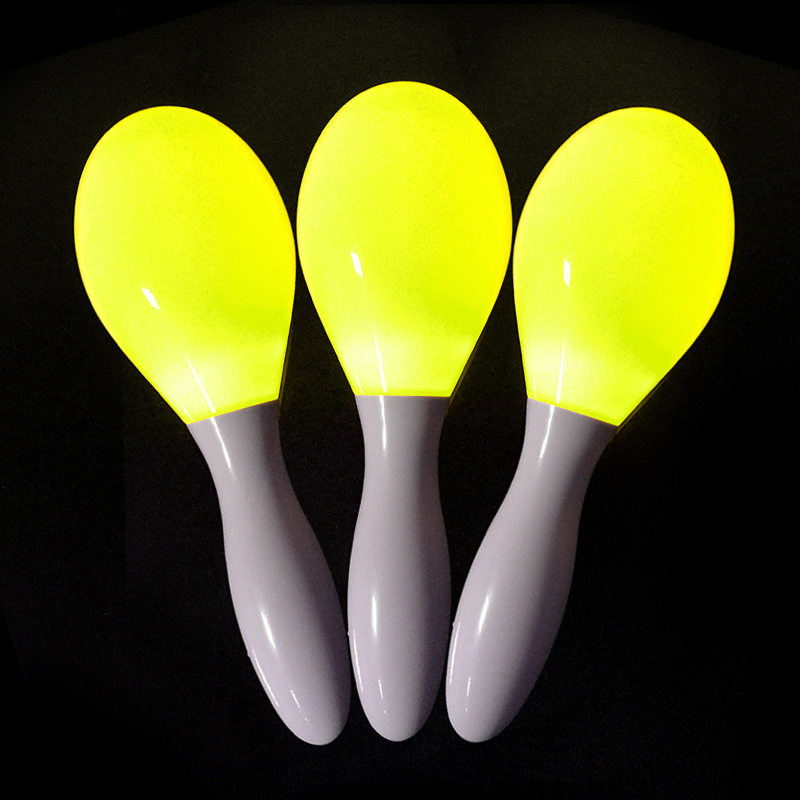 Factory in Stock Luminous Sand Hammer Concert Cheer Glowing Props Colorful LED Electronic Luminous Sand Hammer