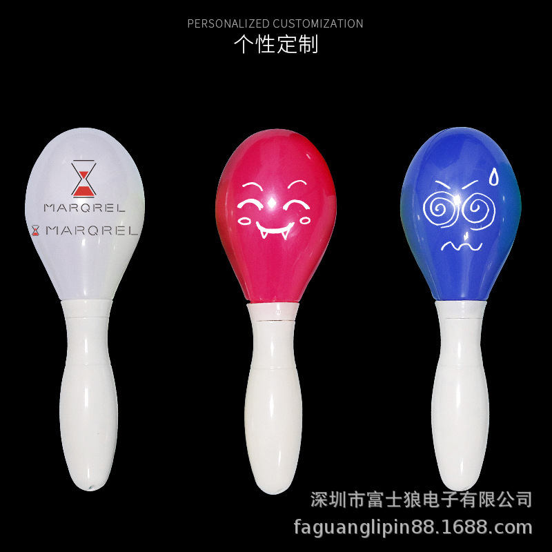 Factory in Stock Luminous Sand Hammer Concert Cheer Glowing Props Colorful LED Electronic Luminous Sand Hammer Factory in Stock Luminous Sand Hammer Concert Cheer Glowing Props Colorful LED Electronic Luminous Sand Hammer