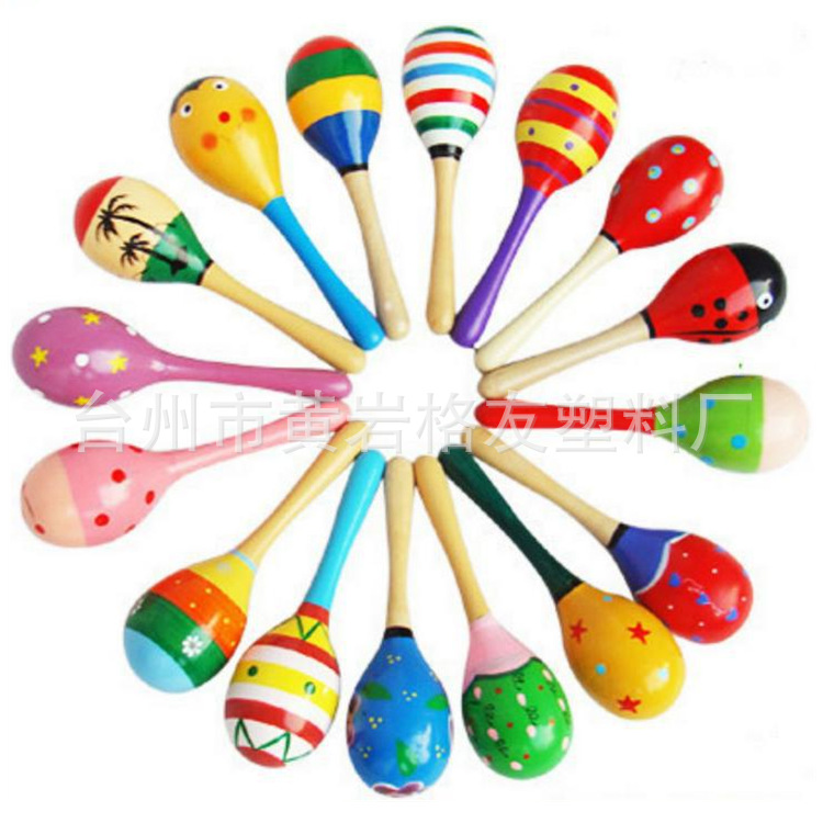 Factory Direct Sales Wooden Small Size Sand Hammer Sand Ball Wooden Sand Hammer Infant Early Childhood Education Hand Crank Factory Direct Sales Wooden Small Size Sand Hammer Sand Ball Wooden Sand Hammer Infant Early Childhood Education Hand Crank