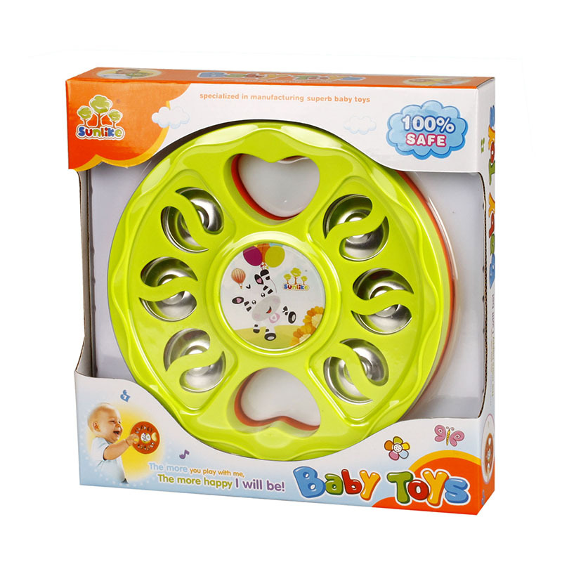 Baby&#039;s Rattle Bed Bell Hand Ball Teether Molar Rod Tambourine Sand Hammer Educational Fitness Sand Hammer