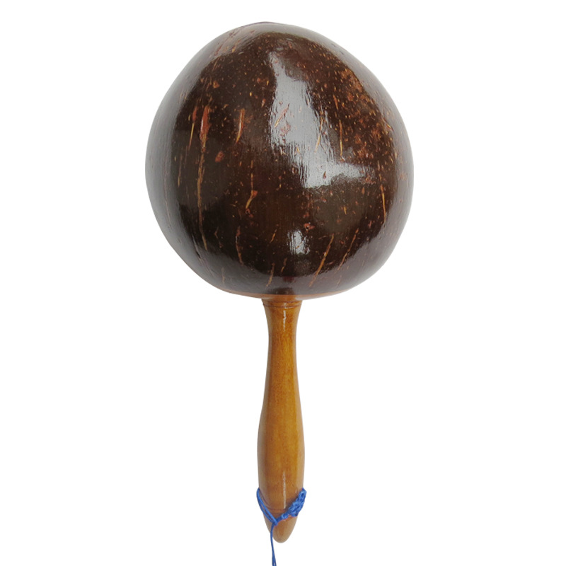 Coconut Sand Ball Coconut Shell Sand Hammer KTV Ballroom Props Square Dance Large Sand Hammer