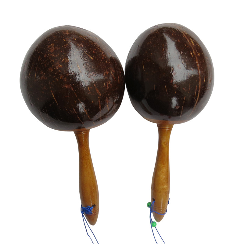 Coconut Sand Ball Coconut Shell Sand Hammer KTV Ballroom Props Square Dance Large Sand Hammer Coconut Sand Ball Coconut Shell Sand Hammer KTV Ballroom Props Square Dance Large Sand Hammer