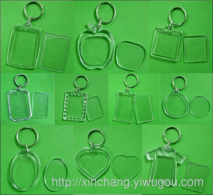 Acrylic Keychain / Sticker Keychain / transparent Keychain / plastic / blank key buckle [manufacturers]