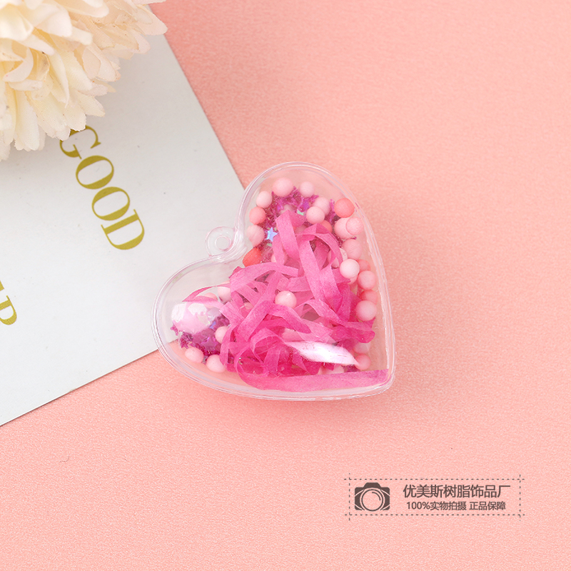 Quicksand Heart Keychain Pendant Creative Personalized and Cute Female Car Key Chain Ring Schoolbag Pendant Gift Quicksand Heart Keychain Pendant Creative Personalized and Cute Female Car Key Chain Ring Schoolbag Pendant Gift