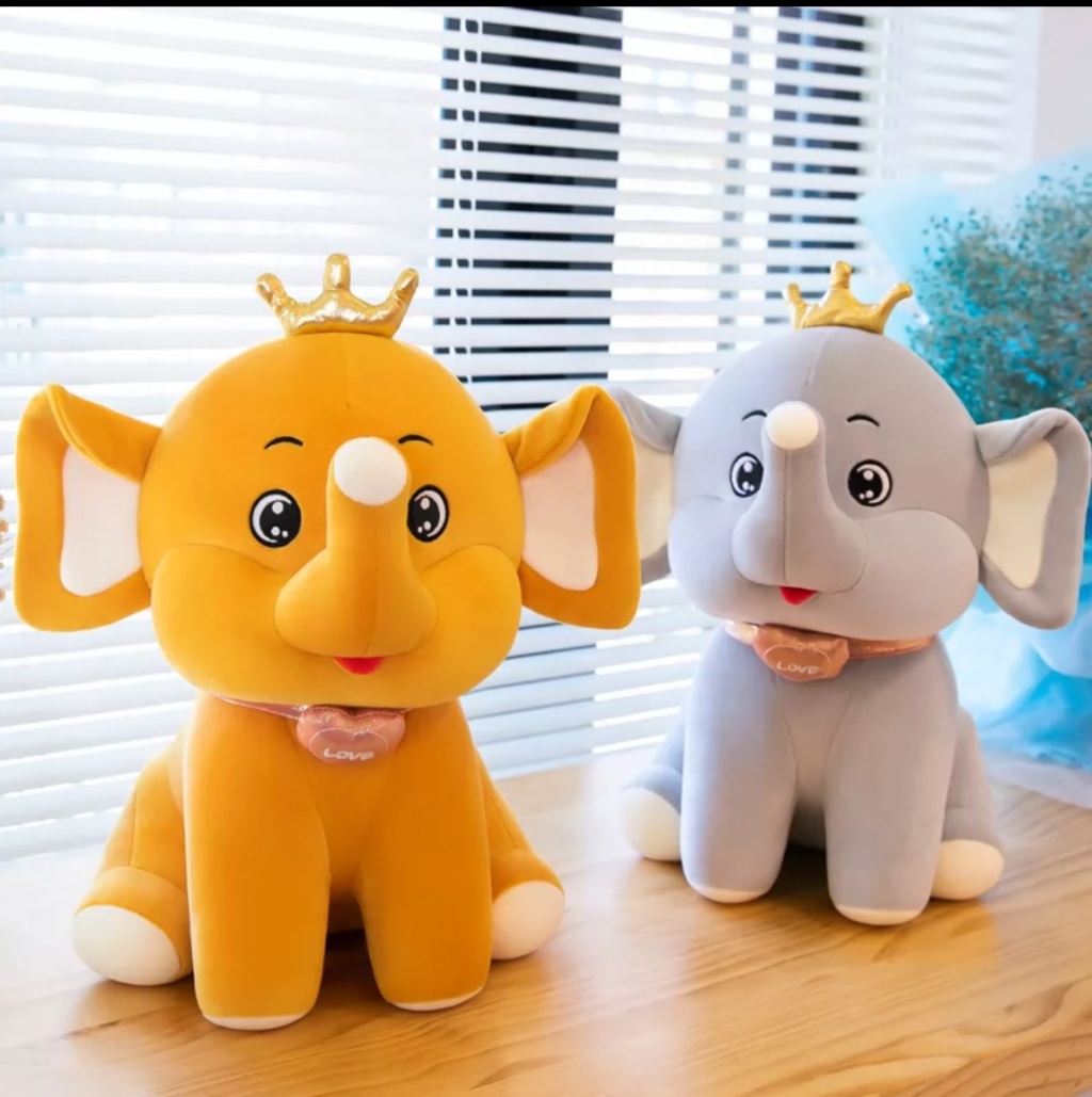 Creative Elephant Doll Plush Toys Cartoon Cute Pet Crown Elephant Play Doll Sleep Companion Throw Pillow Manufacturer Creative Elephant Doll Plush Toys Cartoon Cute Pet Crown Elephant Play Doll Sleep Companion Throw Pillow Manufacturer