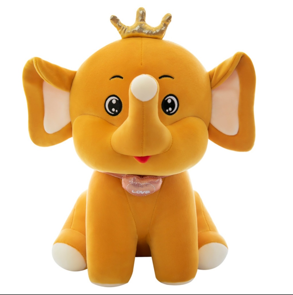 Creative Elephant Doll Plush Toys Cartoon Cute Pet Crown Elephant Play Doll Sleep Companion Throw Pillow Manufacturer Creative Elephant Doll Plush Toys Cartoon Cute Pet Crown Elephant Play Doll Sleep Companion Throw Pillow Manufacturer