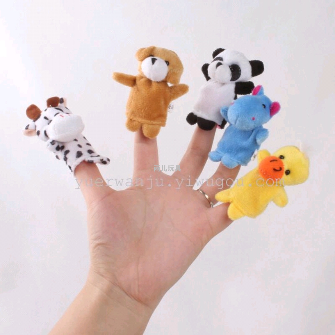 Animal Finger Doll Plush Toys Cartoon Finger Doll Children&#039;s Intellective Toys 10 Models Animal Hand Puppet Finger Doll Children&#039;s Toys