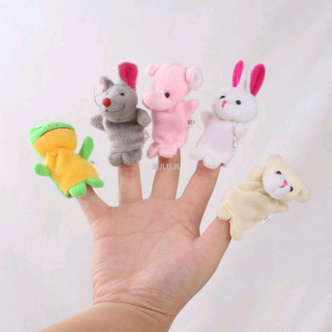 Animal Finger Doll Plush Toys Cartoon Finger Doll Children&#039;s Intellective Toys 10 Models Animal Hand Puppet Finger Doll Children&#039;s Toys