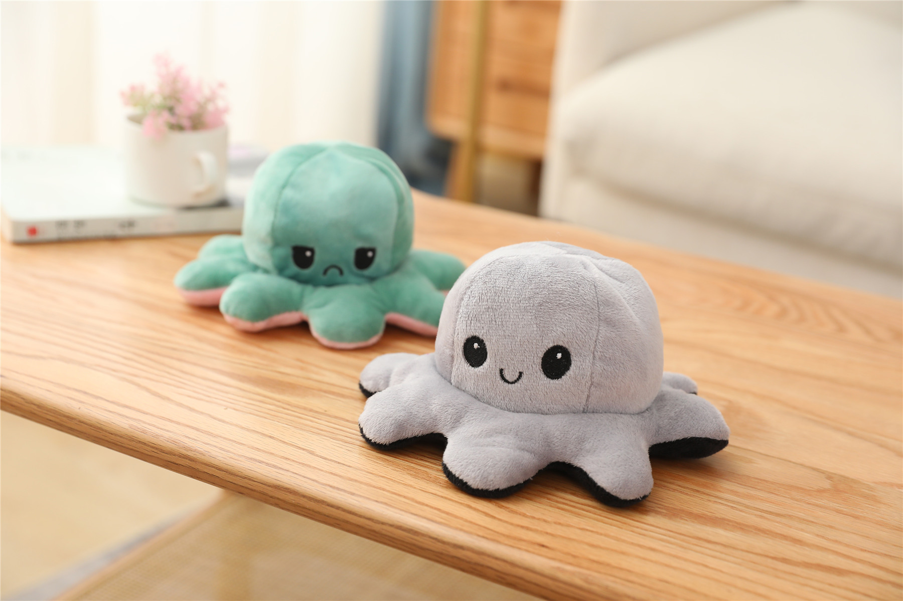 Plush Toys Cute Flip Octopus Doll TikTok Small Octopus Doll Double-Sided Flip Octopus Plush Toy Plush Toys Cute Flip Octopus Doll TikTok Small Octopus Doll Double-Sided Flip Octopus Plush Toy