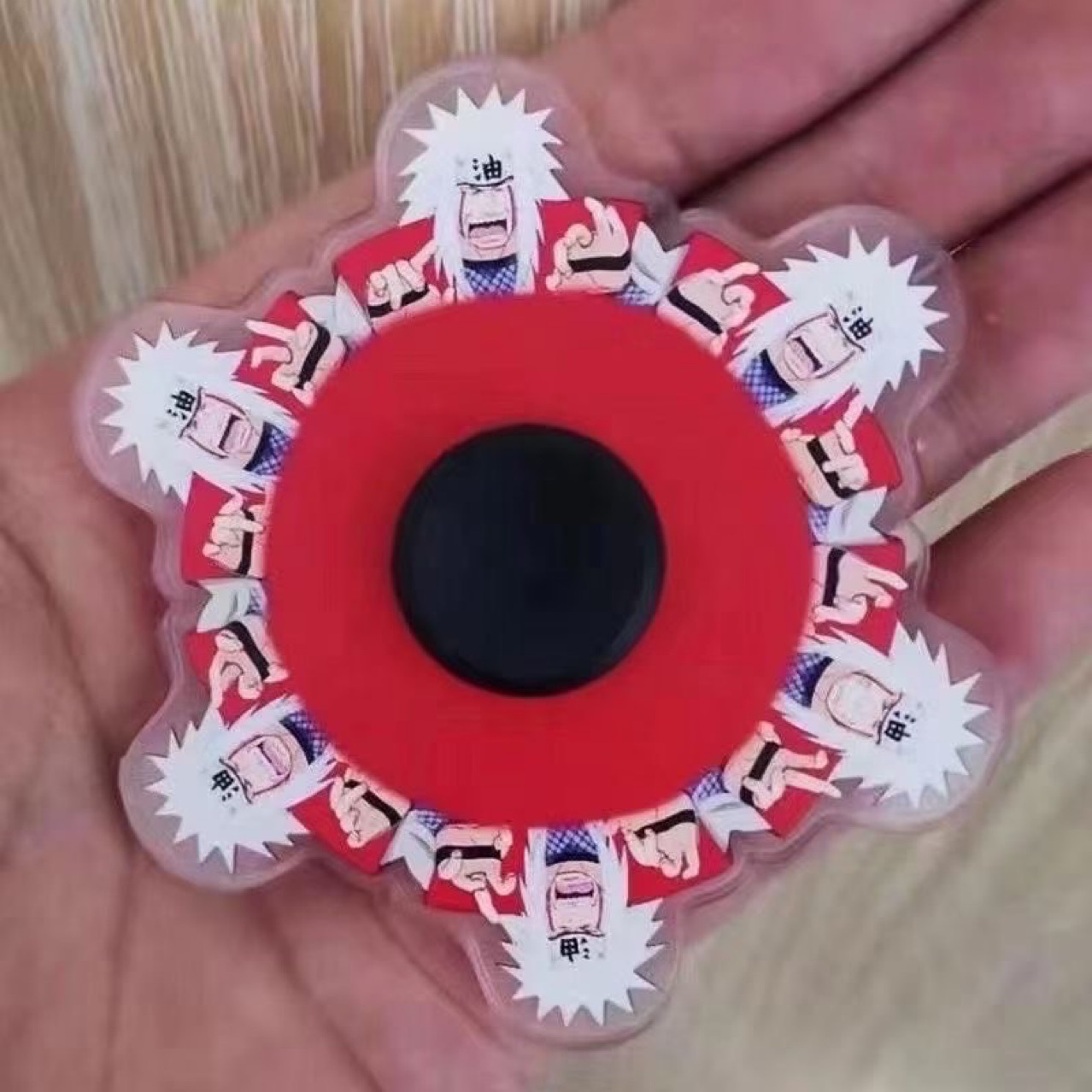 Fingertip Gyro Tik Tok New Running Dynamic Gyro Anime Naruto Sasuke 3D Animation Hand Spinner
