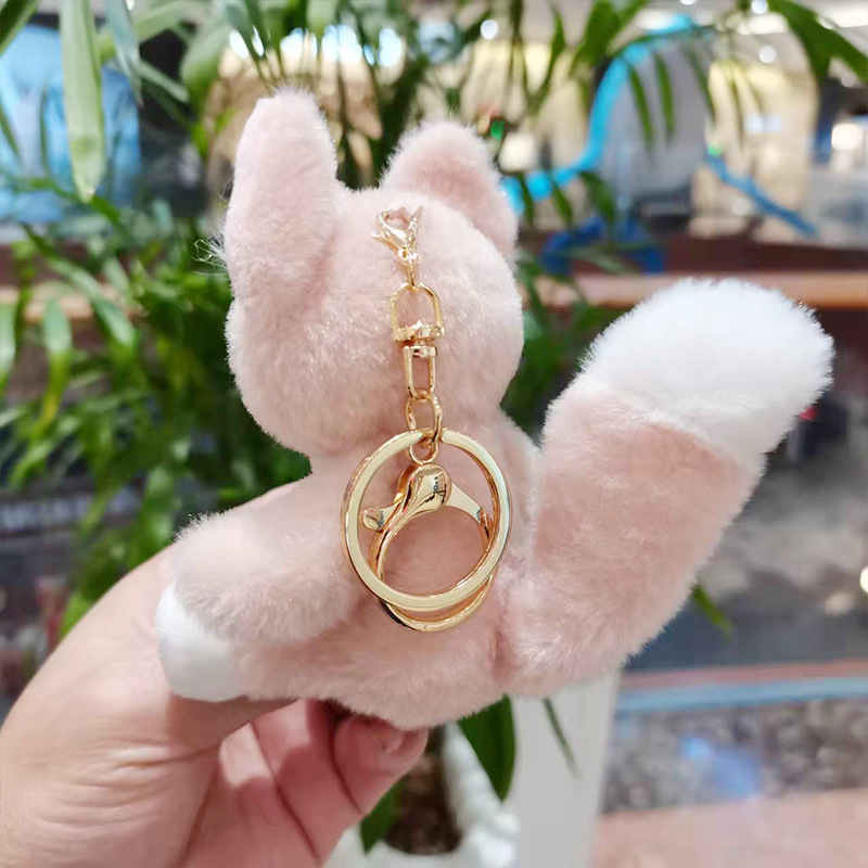 Lingna Beier Little Fox Keychain Pendant Birthday Cake Decoration Cute Doll Puppet Doll Plush Toys Lingna Beier Little Fox Keychain Pendant Birthday Cake Decoration Cute Doll Puppet Doll Plush Toys