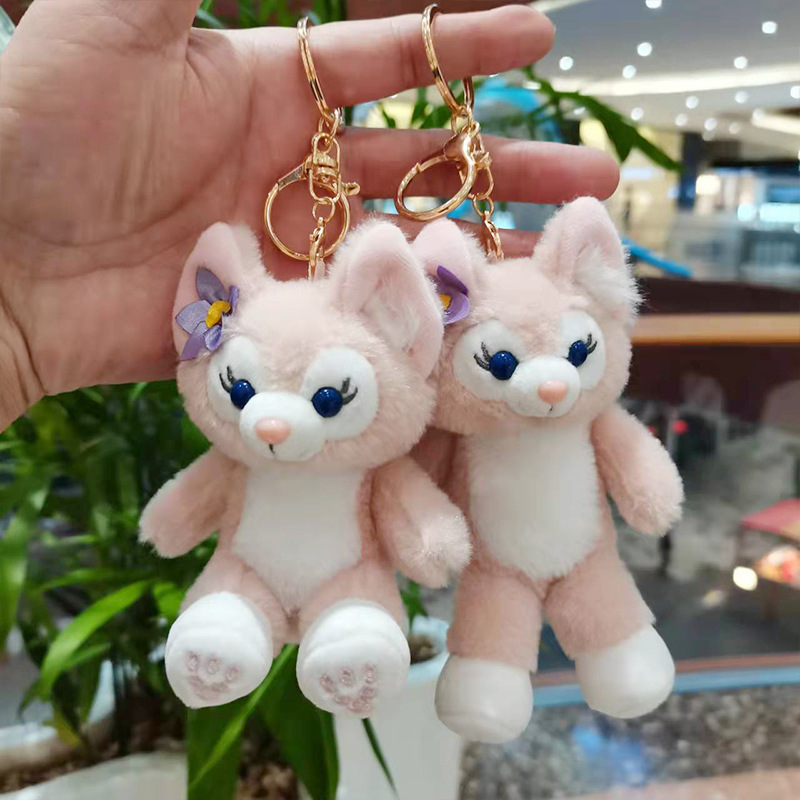 Lingna Beier Little Fox Keychain Pendant Birthday Cake Decoration Cute Doll Puppet Doll Plush Toys Lingna Beier Little Fox Keychain Pendant Birthday Cake Decoration Cute Doll Puppet Doll Plush Toys