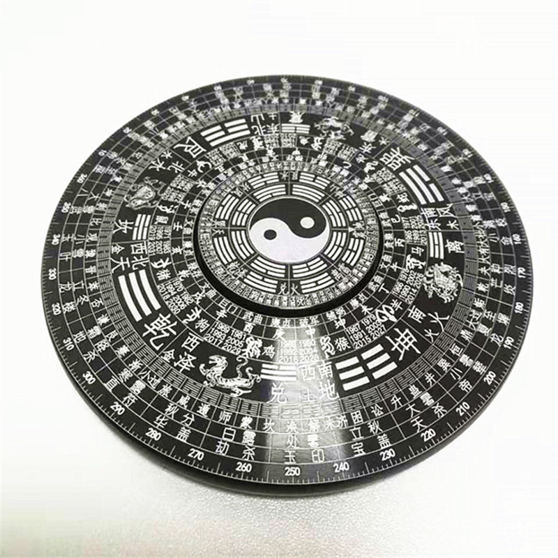 Factory Direct Sales 80mm Aluminum Alloy Omen Compass with Eight Trigrams Fingertip Gyro Eight-Diagram-Shaped Appetizer Gyro Adult Stress Relief Toys Factory Direct Sales 80mm Aluminum Alloy Omen Compass with Eight Trigrams Fingertip Gyro Eight-Diagram-Shaped Appetizer Gyro Adult Stress Relief Toys