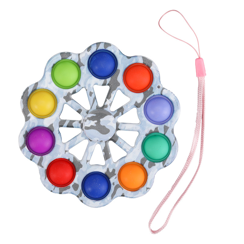 Cross-Border Mouse Killer Pioneer Fingertip Gyro Finger Bubble Silicone Stress Relief Toy