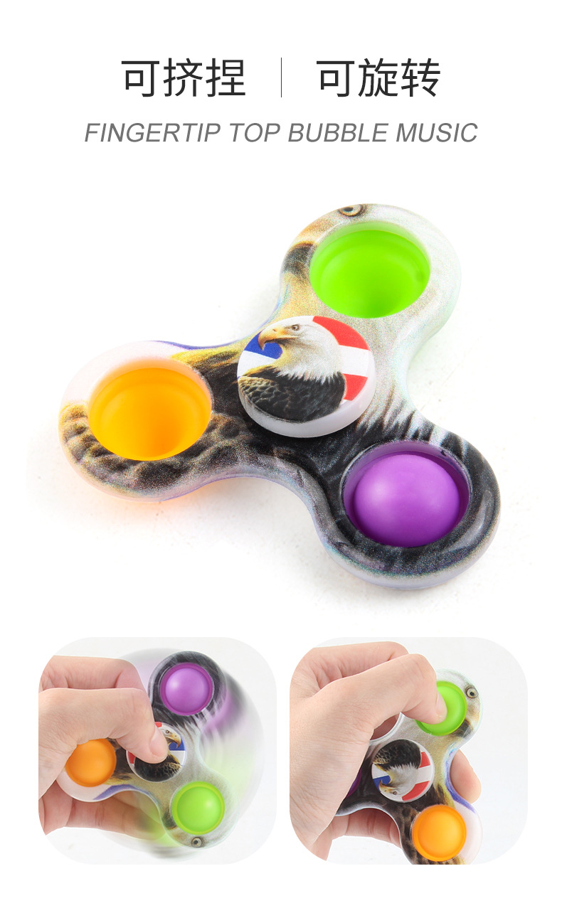 Stem Cross-Border Supply Fingertip Gyro Bubble Music Decompression Gyro Deratization Pioneer Press Hand Castanets Finger Stem Cross-Border Supply Fingertip Gyro Bubble Music Decompression Gyro Deratization Pioneer Press Hand Castanets Finger