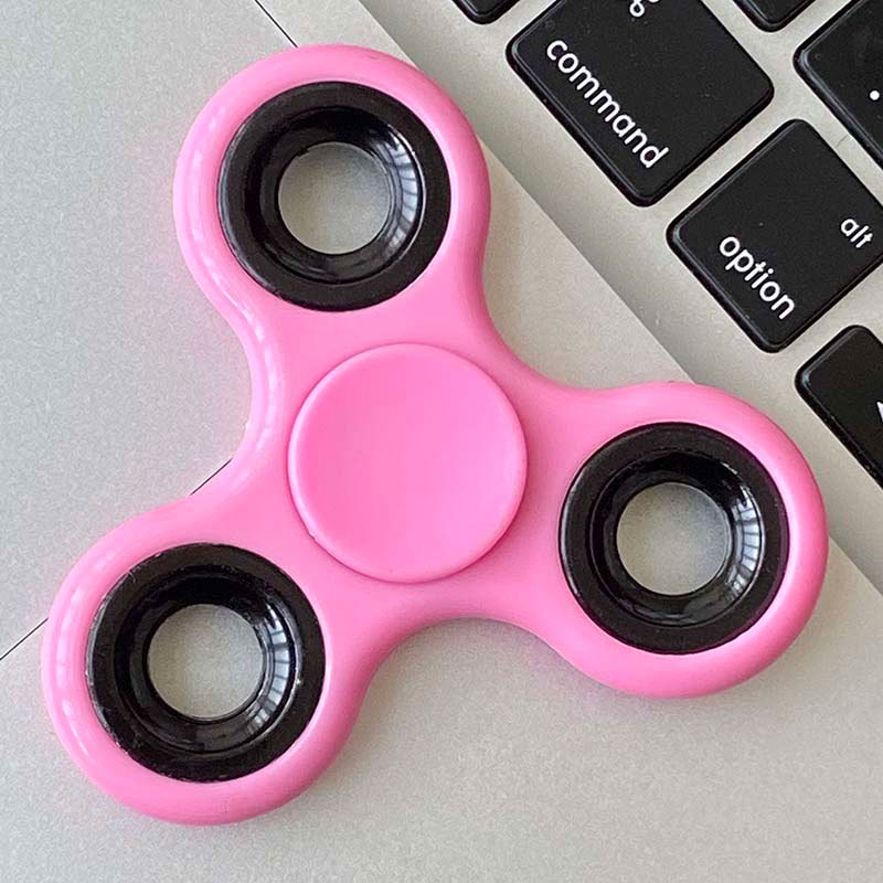 Creative EDC Toys ABS Plastic Bracket Three-Leaf Fingertip Gyro Finger Decompression Triangle Gyro Factory Wholesale