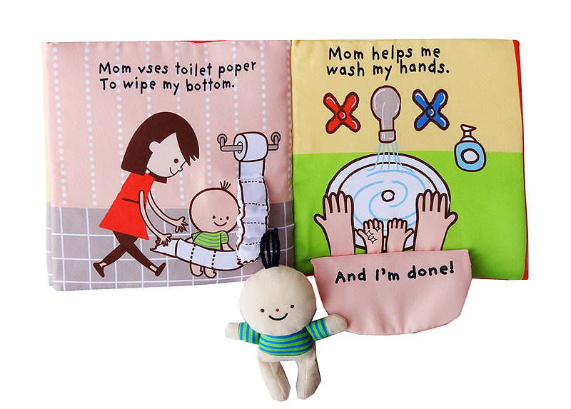 2021 Children's Early Education Baby Toys Cloth Book Enlightenment Baby Toys Bath Toys Children's Book