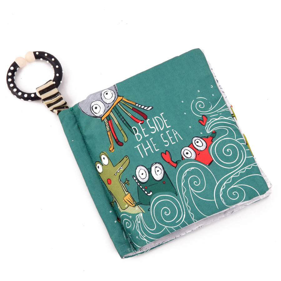 New Babies' Cloth Book Baby Cloth Book Baby Toys Cartoon Animal Baby Toys Early Education Cloth Book Toys