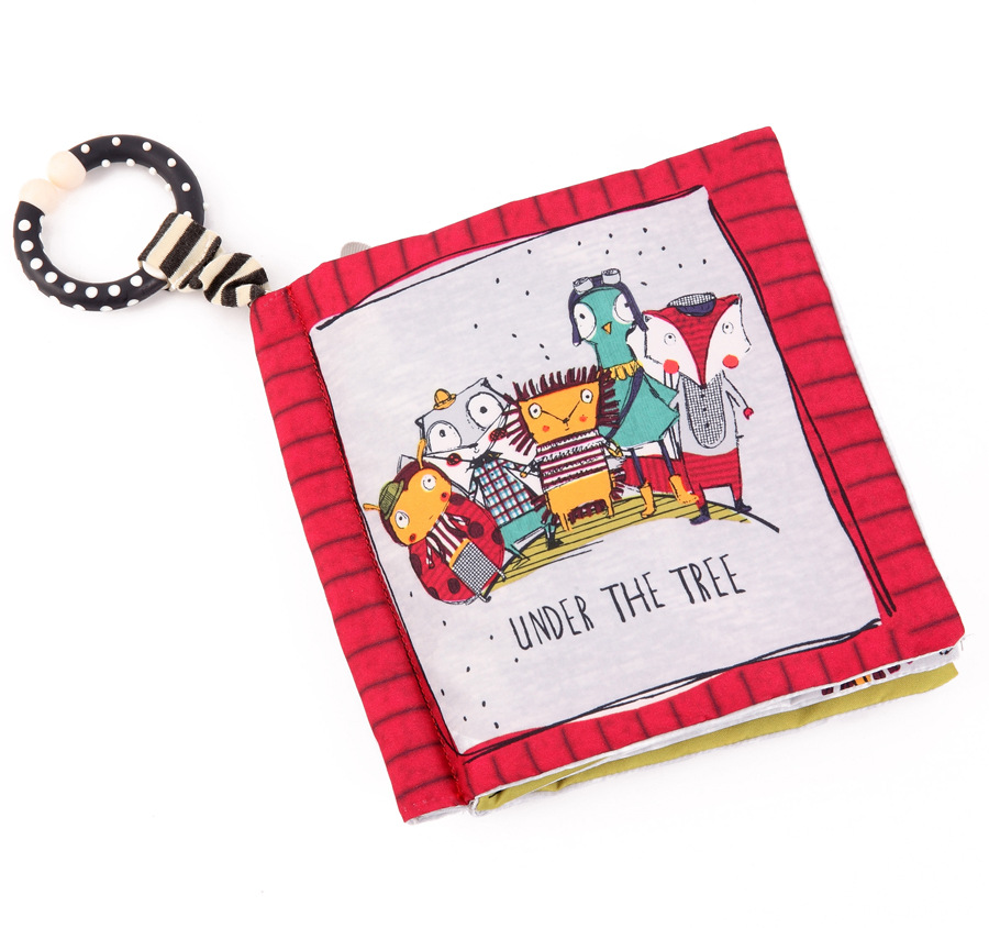 New Babies' Cloth Book Baby Cloth Book Baby Toys Cartoon Animal Baby Toys Early Education Cloth Book Toys
