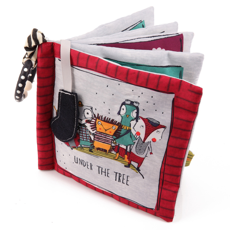 New Babies' Cloth Book Baby Cloth Book Baby Toys Cartoon Animal Baby Toys Early Education Cloth Book Toys