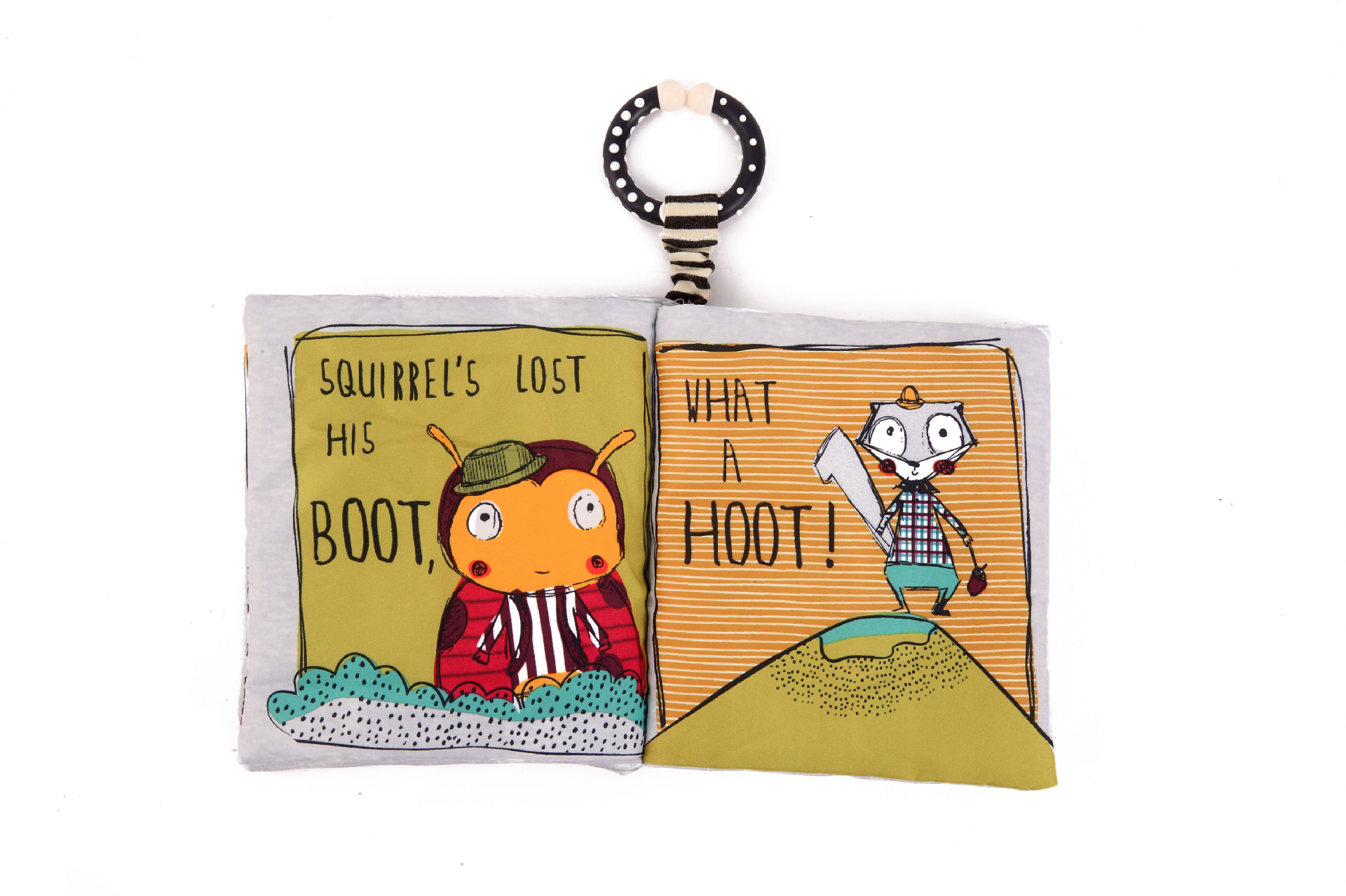 New Babies' Cloth Book Baby Cloth Book Baby Toys Cartoon Animal Baby Toys Early Education Cloth Book Toys