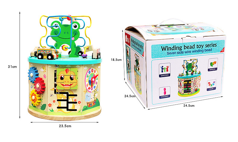 Multifunctional Bead-Stringing Toy Wooden Treasure Chest Children's Creative Toys Early Childhood Education Child Baby Toys Wholesale Multifunctional Bead-Stringing Toy Wooden Treasure Chest Children's Creative Toys Early Childhood Education Child Baby Toys Wholesale