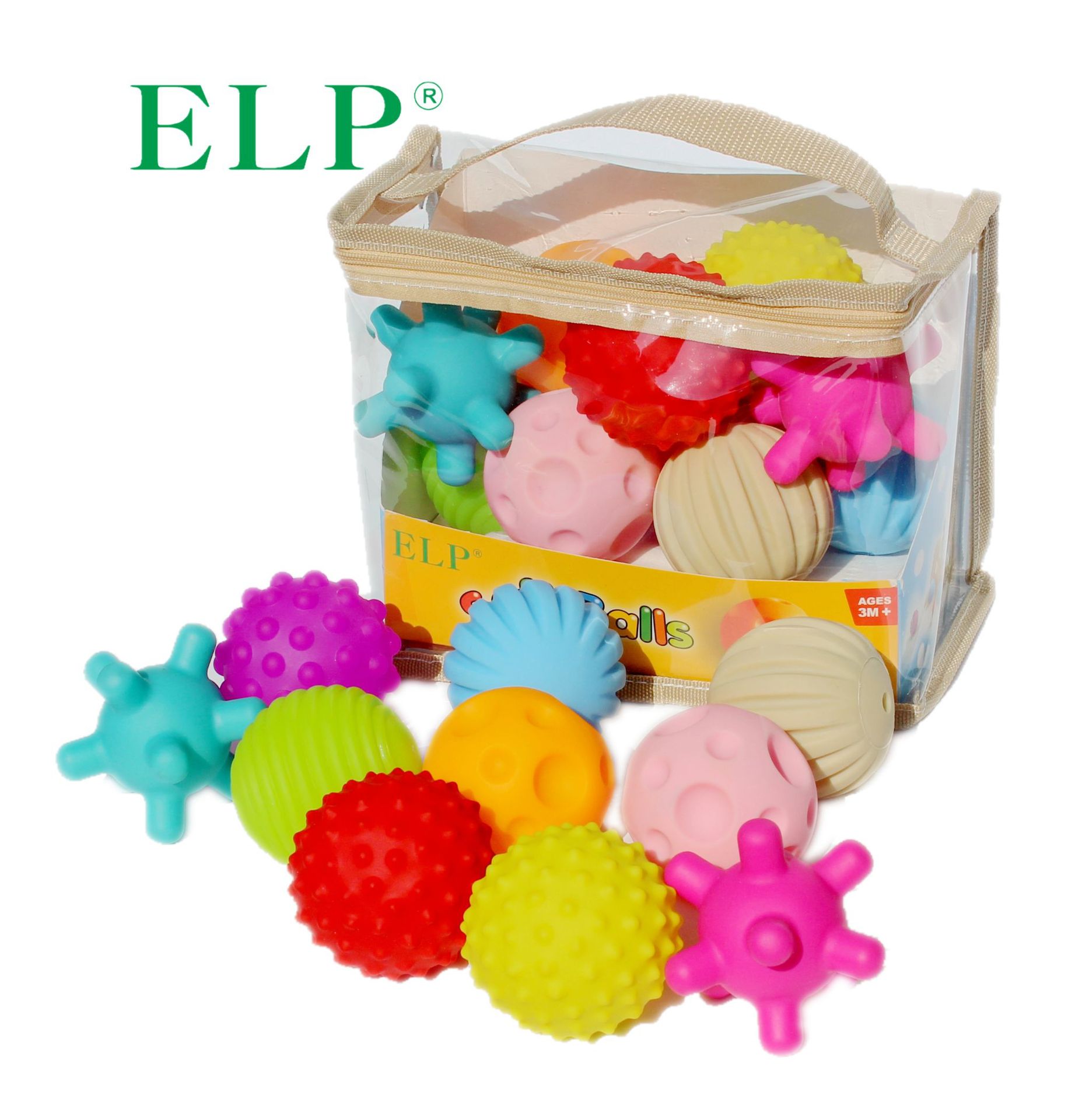ELP hand grasp ball perception pinching called baby toys toy BB ball