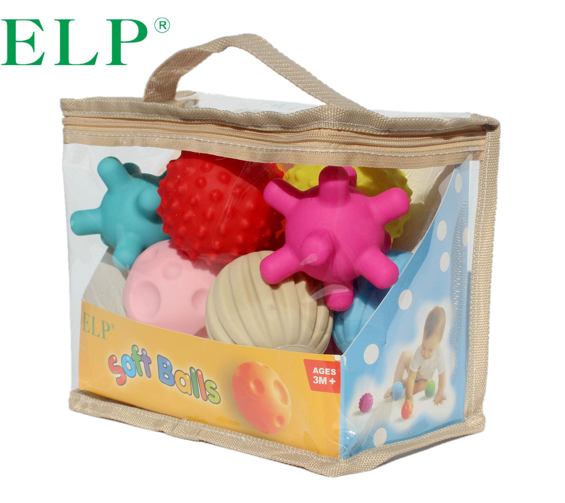 ELP hand grasp ball perception pinching called baby toys toy BB ball