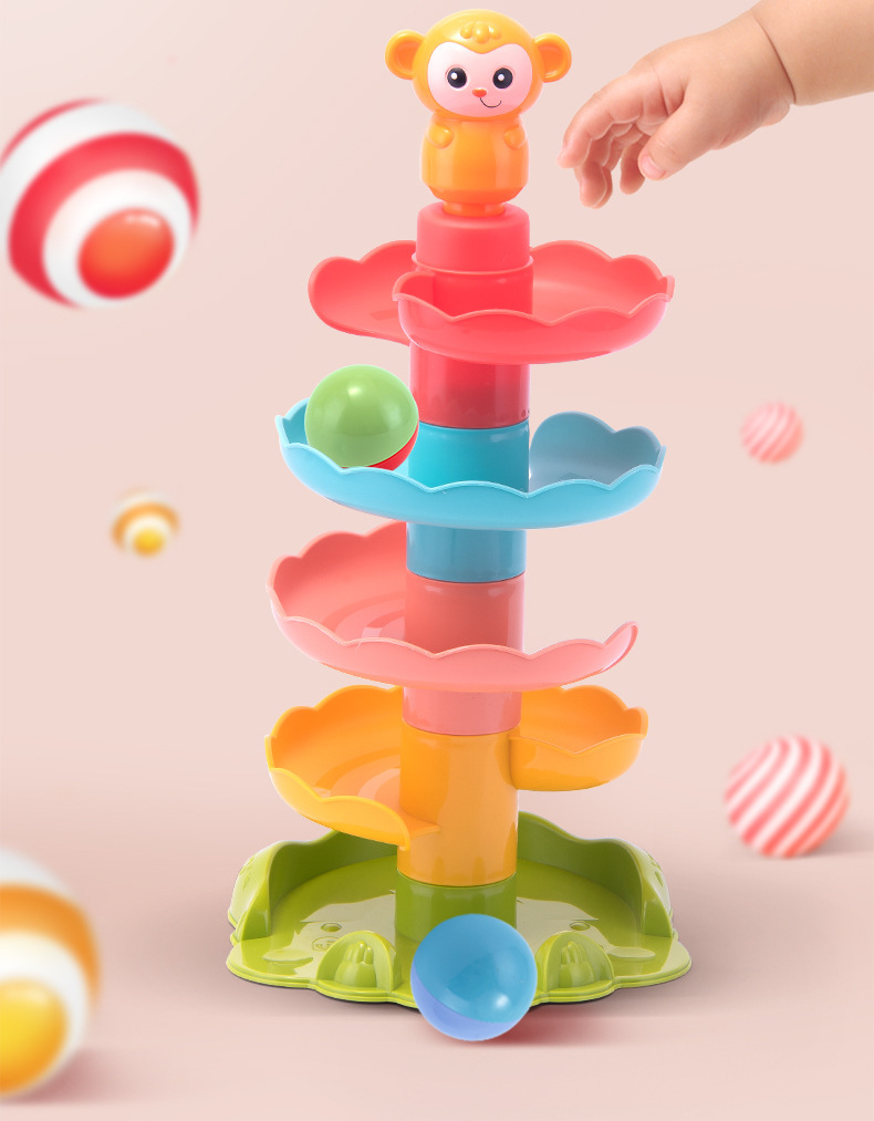 Large Particles Slide Buliding Blocks Sounding Ball Toys Educational Brain-Moving Baby Toys Wholesale Baby toys Large Particles Slide Buliding Blocks Sounding Ball Toys Educational Brain-Moving Baby Toys Wholesale Baby toys