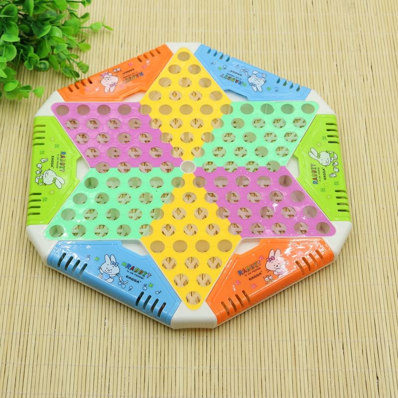 Glass Ball Children&#039;s Educational Toys Chess Board Game Marbles Checkers