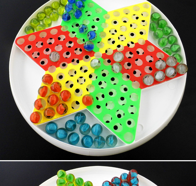 Large Size Micro Glass Bead Chinese Checkers Adult Casual Game Marbles Checkers Large Size Micro Glass Bead Chinese Checkers Adult Casual Game Marbles Checkers
