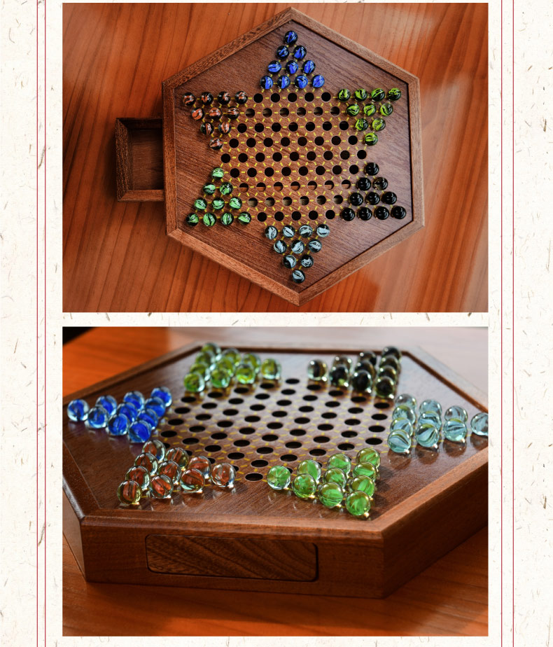 Children's Adult Puzzle Glass Ball Acrylic Chinese Checkers Marbles Checkers Children's Adult Puzzle Glass Ball Acrylic Chinese Checkers Marbles Checkers