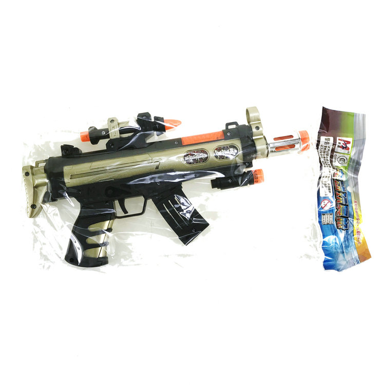 Music toy gun 3802 electric submachine gun lighting educational toys children's toys mixed batch
