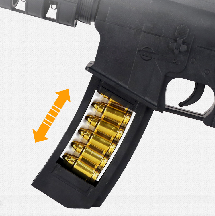 Novelty Toy Vibration Music Gun Electric Toy Gun Submachine Gun Infrared Gun Simulation Sound and Light Voice Vibrating Guns