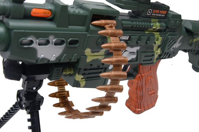 Children's toy gun sniper infra-red vibration electric bullets turn the machine gun Barrett boy machine gun.