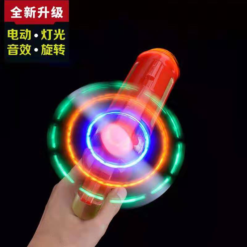 Electric toy gun avengers sound light voice windmill rotating night market hot selling children&#039;s toys wholesale