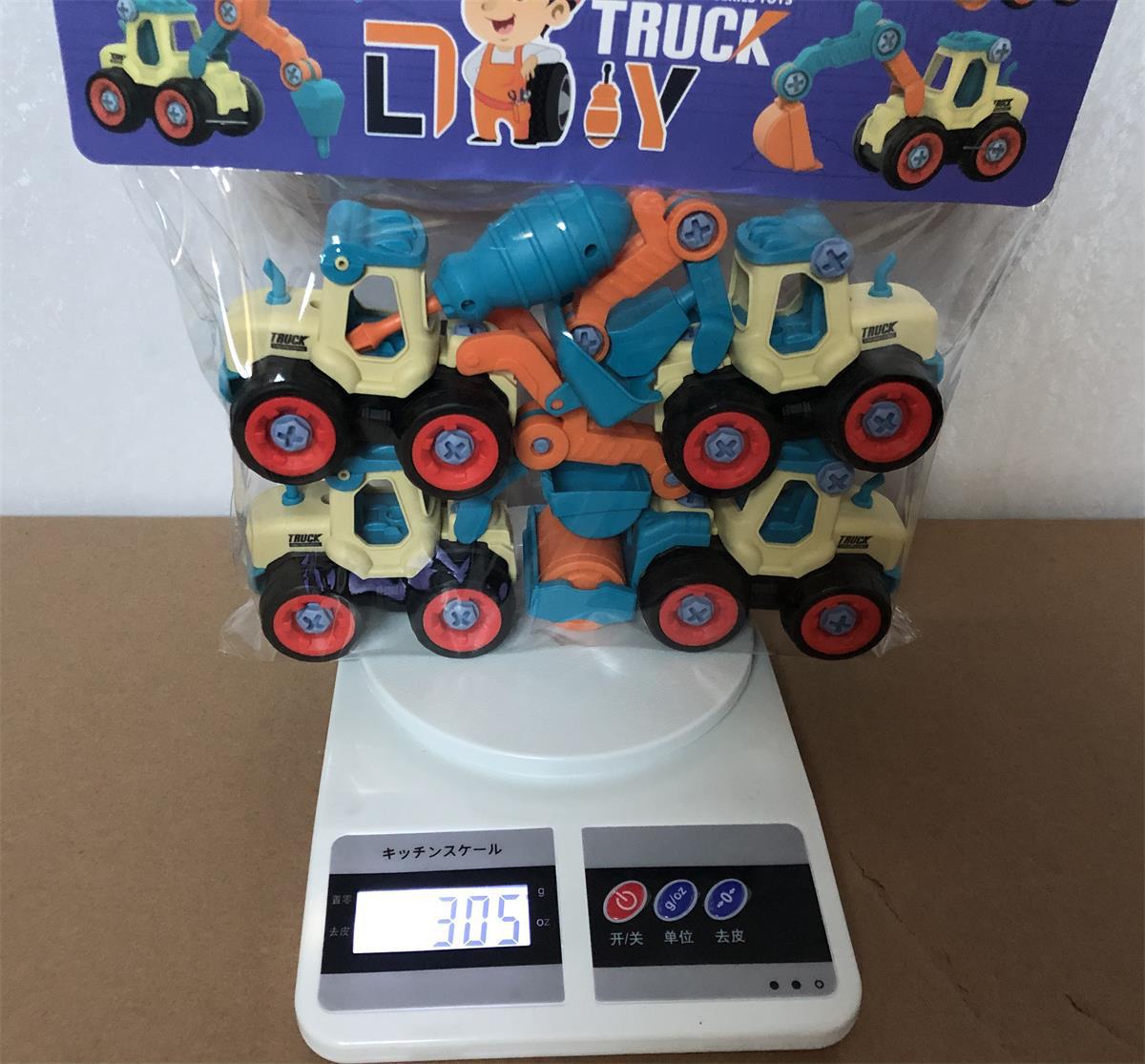 Children Disassembly Engineering Car Toys DIY Nut Assembly Puzzle Disassembly Simulation Sliding Mining Dismountable Car