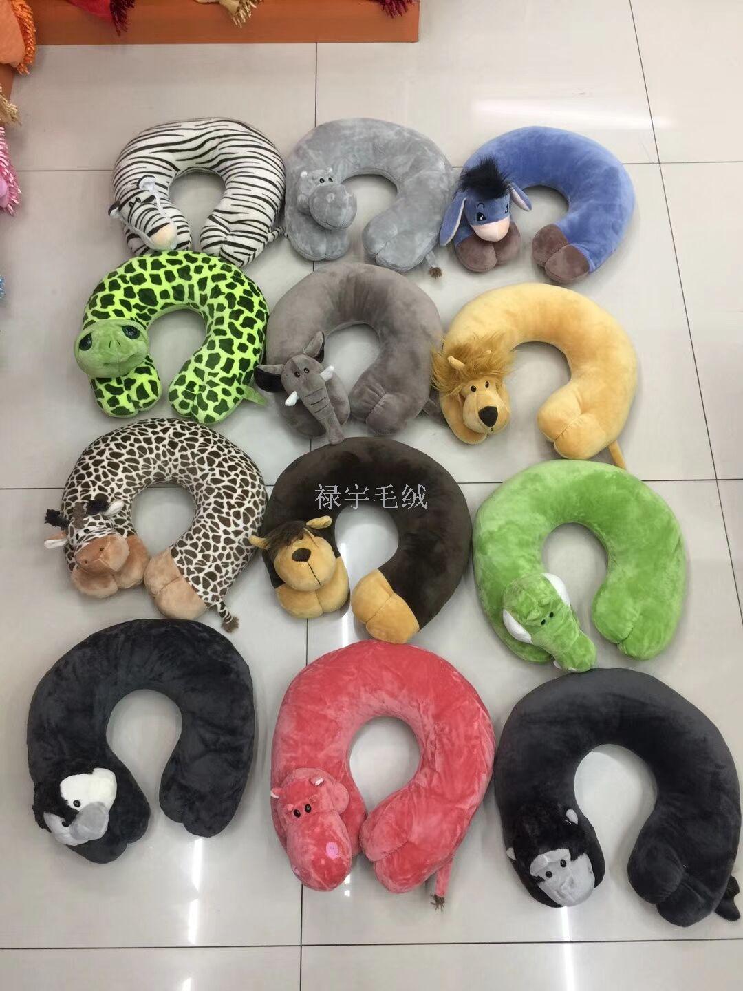 direct sale hot style forest animal protection neck pillow stereo animal U type pillow lion monkey style nap pillow. direct sale hot style forest animal protection neck pillow stereo animal U type pillow lion monkey style nap pillow.