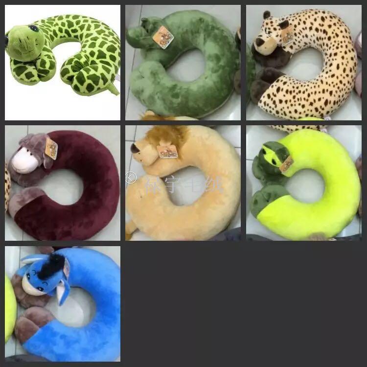 direct sale hot style forest animal protection neck pillow stereo animal U type pillow lion monkey style nap pillow. direct sale hot style forest animal protection neck pillow stereo animal U type pillow lion monkey style nap pillow.