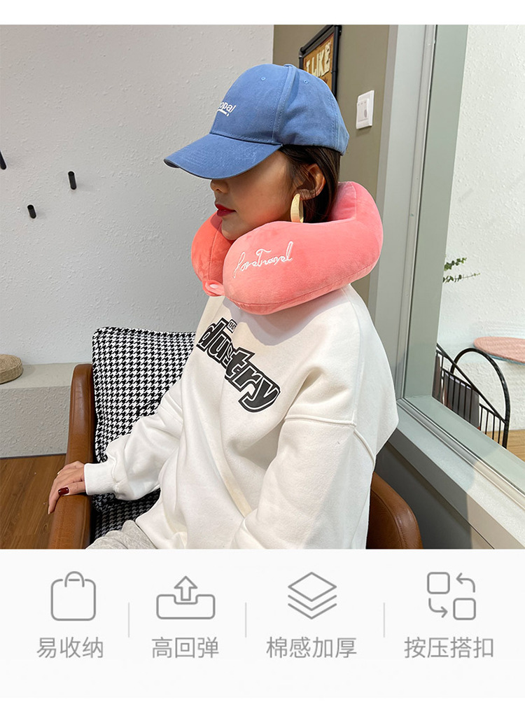 Hump Neck Pillow U-Shape Pillow Aircraft Travel Cervical Pillow Customized Logo Company Activity Gift Source Manufacturer Hump Neck Pillow U-Shape Pillow Aircraft Travel Cervical Pillow Customized Logo Company Activity Gift Source Manufacturer