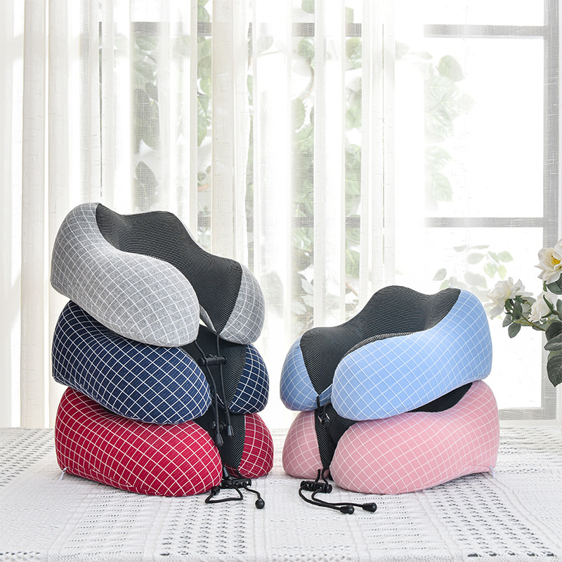 Cross-Border Foreign Trade Neck Pillow Memory Foam U-Shaped Pillow Office Nap Pillow Neck Pillow Car Travel