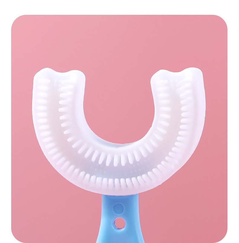 Children's U-Shaped Silicone Baby Toothbrush Lazy in the Mouth Brushing Device Oral Cleaning Children's Toothbrush Children's U-Shaped Silicone Baby Toothbrush Lazy in the Mouth Brushing Device Oral Cleaning Children's Toothbrush